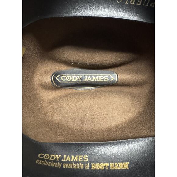 CODY JAMES 2X WOOL FELT WESTERN HAT Brown Men's Size 7 1/4 Made in USA - Picture 5 of 11